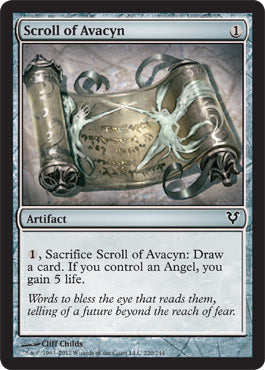 Scroll of Avacyn (Avacyn Restored) Near Mint