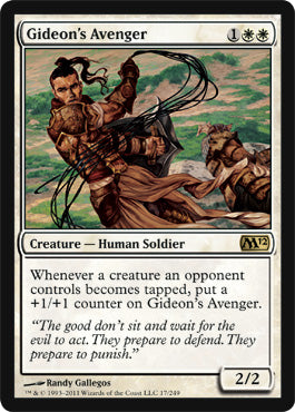 Gideon's Avenger (Magic 2012 Core Set) Light Play
