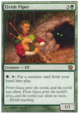 Elvish Piper (8th Edition) Medium Play