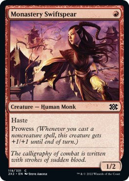 Monastery Swiftspear (Double Masters 2022) Near Mint