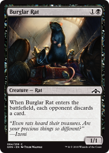 Burglar Rat (Guilds of Ravnica) Near Mint Foil