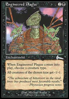 Engineered Plague (Urza's Legacy) Medium Play