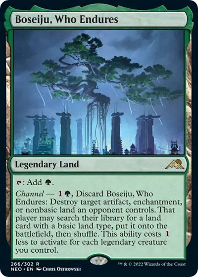 Boseiju, Who Endures (Kamigawa: Neon Dynasty) Heavy Play