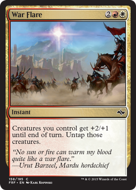 War Flare (Fate Reforged) Light Play
