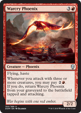 Warcry Phoenix (Dominaria) Near Mint