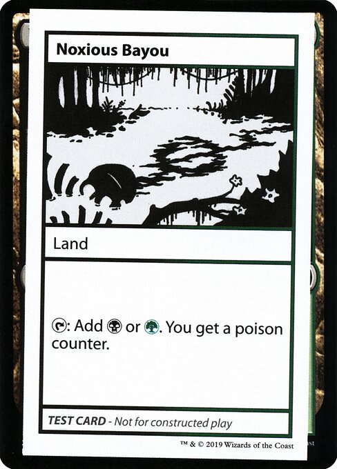 Noxious Bayou (No PW Symbol) (Mystery Booster Test Print 2021) Near Mint