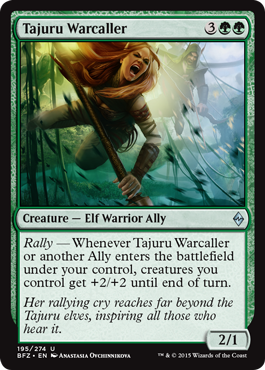 Tajuru Warcaller (Battle for Zendikar) Medium Play