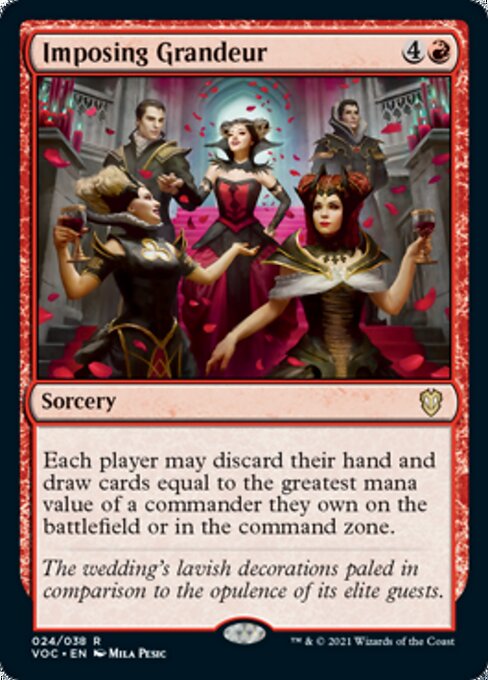 Imposing Grandeur (Commander 2021 Crimson Vow) Light Play
