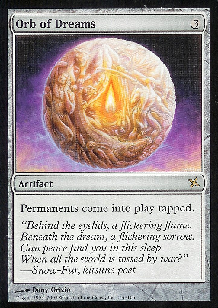 Orb of Dreams (Betrayers of Kamigawa) Medium Play Foil