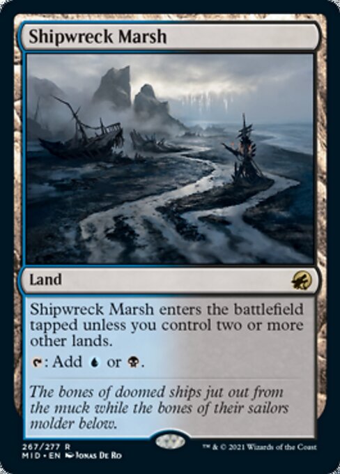 Shipwreck Marsh (Innistrad: Midnight Hunt) Near Mint Foil