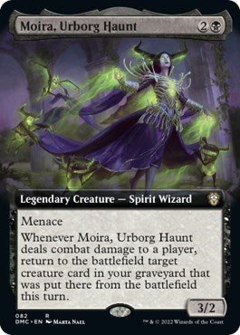 Moira, Urborg Haunt (Extended Art) (Commander: Dominaria United) Light Play