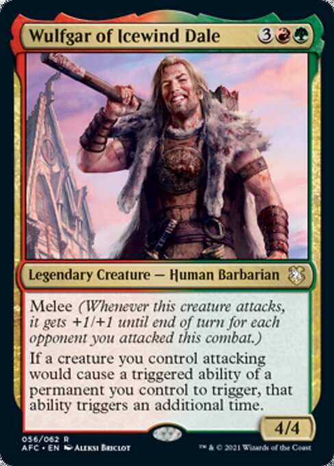 Wulfgar of Icewind Dale (Commander 2021 Forgotten Realms) Near Mint