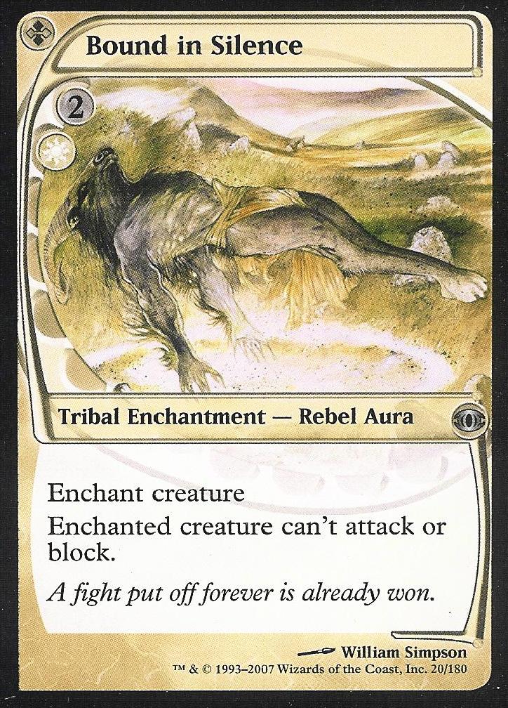Bound in Silence (Futuresight) Medium Play Foil