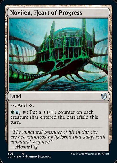 Novijen, Heart of Progress (Commander 2021 Strixhaven) Near Mint