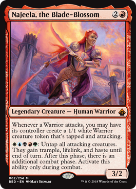 Najeela, the Blade-Blossom (Battlebond) Near Mint