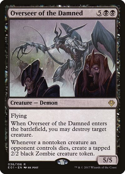 Overseer of the Damned (Archenemy: Nicol Bolas) Near Mint