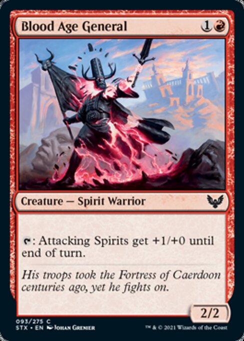 Blood Age General (Strixhaven) Near Mint Foil