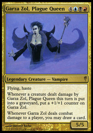 Garza Zol, Plague Queen (Coldsnap) Medium Play