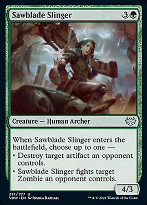Sawblade Slinger (Innistrad: Crimson Vow) Near Mint Foil