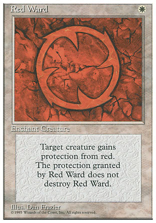 Red Ward (4th Edition) Medium Play