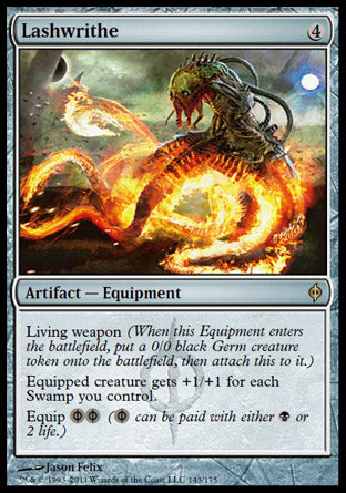 Lashwrithe (New Phyrexia) Heavy Play