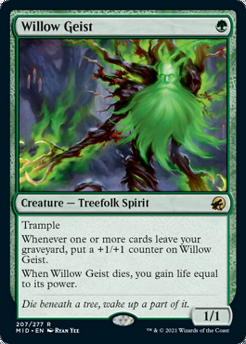 Willow Geist (Innistrad: Midnight Hunt) Near Mint Foil