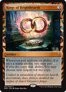Rings of Brighthearth (Kaladesh Inventions) Near Mint Foil