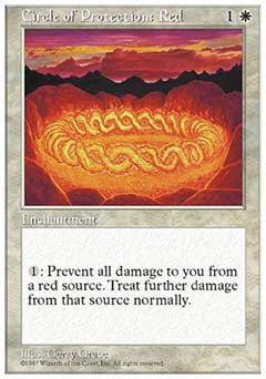 Circle of Protection: Red (5th Edition) Medium Play