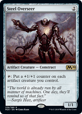 Steel Overseer (Magic 2020 Core Set) Light Play