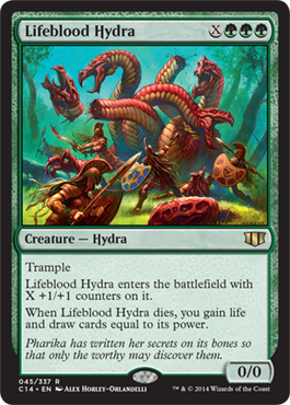 Lifeblood Hydra (Commander 2014 Edition) Light Play