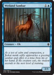 Wetland Sambar (Khans of Tarkir) Near Mint