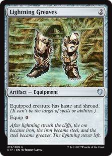 Lightning Greaves (Commander 2017) Medium Play