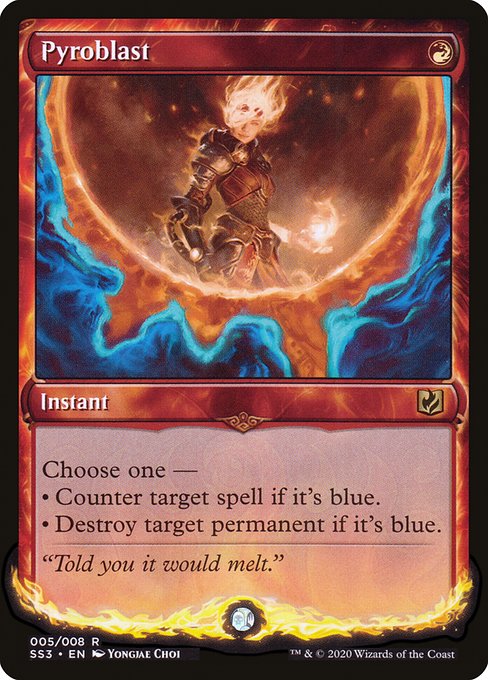 Pyroblast (Signature Spellbook: Chandra) Medium Play
