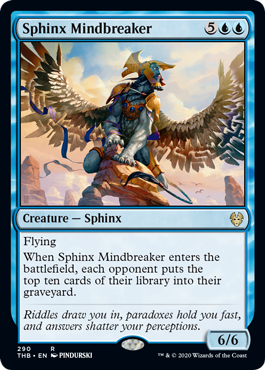 Sphinx Mindbreaker (Theros Beyond Death) Light Play