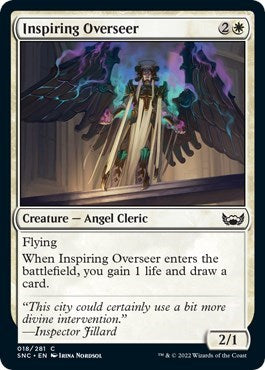Inspiring Overseer (Streets of New Capenna) Near Mint Foil
