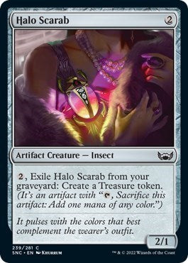 Halo Scarab (Streets of New Capenna) Near Mint Foil
