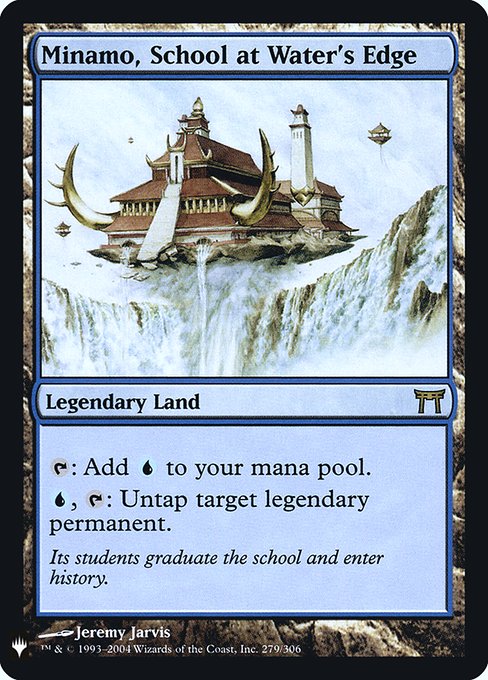 Minamo, School at Water's Edge (Mystery Booster Retail Edition Foils) Near Mint Foil