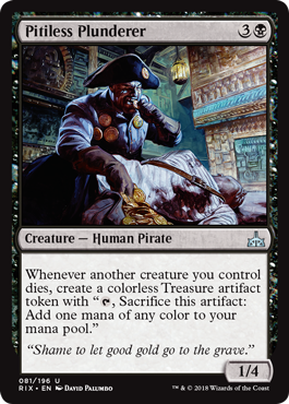 Pitiless Plunderer (Rivals of Ixalan) Light Play