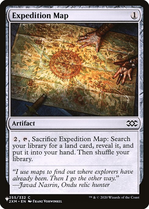 Expedition Map (The List) Near Mint