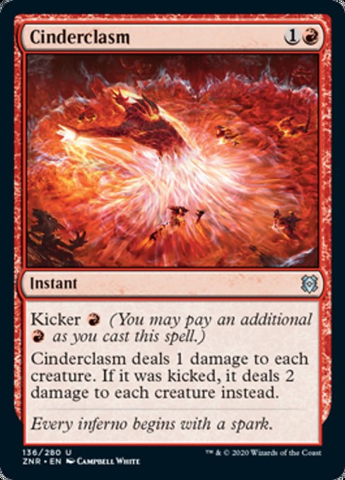Cinderclasm (Zendikar Rising) Near Mint Foil