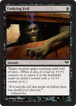 Undying Evil (Dark Ascension) Medium Play