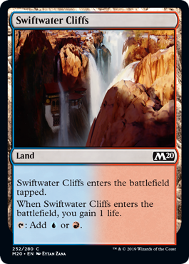 Swiftwater Cliffs (Magic 2020 Core Set) Medium Play