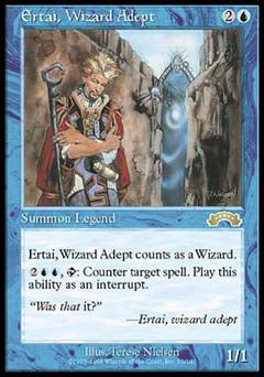 Ertai, Wizard Adept (Exodus) Medium Play