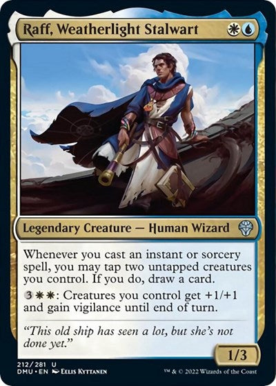 Raff, Weatherlight Stalwart (Dominaria United) Light Play Foil