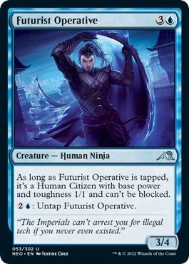 Futurist Operative (Kamigawa: Neon Dynasty) Medium Play