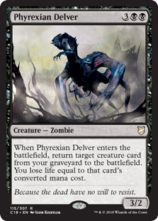 Phyrexian Delver (Commander 2018) Near Mint