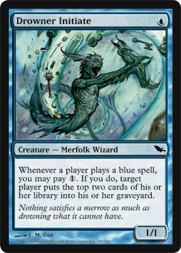 Drowner Initiate (Shadowmoor) Medium Play