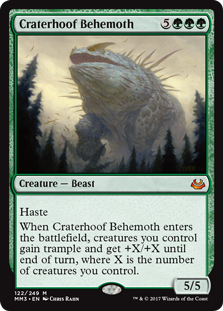 Craterhoof Behemoth (Modern Masters 2017) Near Mint