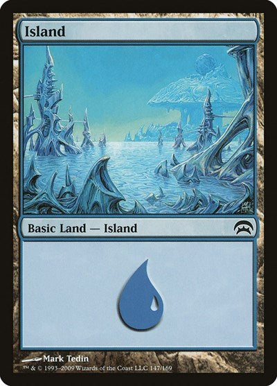Island (147) (Planechase) Medium Play