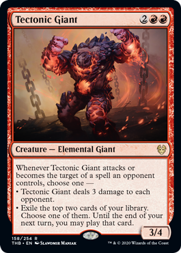 Tectonic Giant (Theros Beyond Death) Medium Play